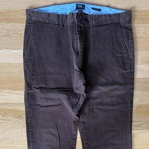 J Crew The Driggs Chino - Dark Brown